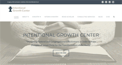 Desktop Screenshot of intentionalgrowthcenter.org