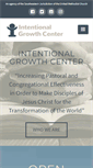 Mobile Screenshot of intentionalgrowthcenter.org